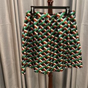 J Crew Geometric Skirt